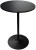 Black Banquet Highboy Table with Black Base