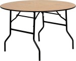 48 Round Plywood Banquet Table