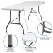 30x96 Rectangular 8 Foot Long Plastic Folding Table