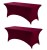 Burgundy 2 Pack Table Covers