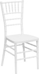 White Resin Chiavari Chair