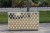 Luxury Series Gold Mirror with White Acrylic Diamond Portable Event Bar Counter 