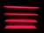 Floating Wall LED Lighted Liquor Display Shelf 6 Inch Deep