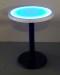 Blue Color Round Cast Iron Glow LED Top Table
