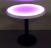 Purple Color Round Cast Iron Glow LED Top Table