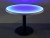 Blue Color Round Cast Iron Glow LED Top Table