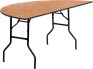 Plywood Half Round Folding Table