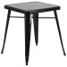 Retro Metal Table Black