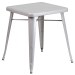 Retro Metal Table Silver