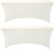 Ivory Color 2 Pack Table Covers