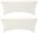 Ivory Color 2 Pack Table Covers