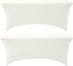 Ivory  Color 2 Pack Table Covers