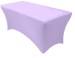 Lavender 30x72 6 Foot Stretch Spandex Table Cover