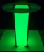 Round 30 x 42H Illuminated LED Pub Table w/ Acrylic Top