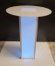 Round 30 x 42H Illuminated LED Pub Table w/ Acrylic Top