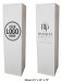 Logo Branded Extra Tall 6 Foot White Columns