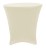 Ivory Lowboy 30 Round x 30 Height Stretch Fitted Spandex Table Cover