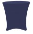 Navy Blue Lowboy 30 Round x 30 Height Stretch Fitted Spandex Table Cover