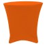 Orange Lowboy 30 Round x 30 Height Stretch Fitted Spandex Table Cover