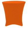 Orange Lowboy 30 Round x 30 Height Stretch Fitted Spandex Table Cover
