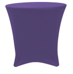 Purple Lowboy 30 Round x 30 Height Stretch Fitted Spandex Table Cover