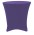 Purple Lowboy 30 Round x 30 Height Stretch Fitted Spandex Table Cover