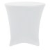 White Lowboy 30 Round x 30 Height Stretch Fitted Spandex Table Cover