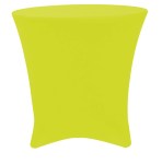 Yellow Lowboy 30 Round x 30 Height Stretch Fitted Spandex Table Cover