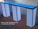 Light Up Portable Modular Trade Show 16 Inch Wide Tables