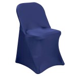 Navy Blue Chair Cover