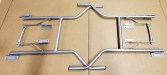 24 Inch Wide Folding Table Legs Overlap for round and rectangular