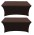 Chocolate Color 2 Pack Table Covers