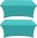 Turquoise Color 2 Pack Table Covers