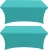 Turquoise Color 2 Pack Table Covers