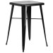 Retro Bar Table Black