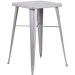 Retro Bar Table Silver