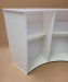 Luxury Series Curved Circular Bar Counter with Gold Finished Trim