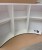 LED Illuminated Curved Circular Mobile Bar Counter