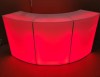Curved Serpentine Bar Red Lighting Front View