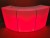 Curved Serpentine Bar Red Lighting Front View