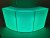 Curved Serpentine Bar Lights Green