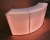 LED Illuminated Curved Circular Mobile Bar Counter