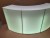 LED Illuminated Curved Circular Mobile Bar Counter