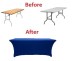 Royal Blue 30x96 8 Foot Stretch Spandex Table Cover