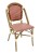 French Rattan Outdoor Bistro Chair w/ Bamboo Painted Frame by Florida Seating