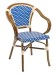 Rattan Outdoor French Bistro Arm Chair