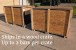 Ships in a wood crate