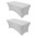 Silver Color 2 Pack Table Covers