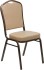 Tan Vinyl Banquet Chair