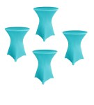 Turquoise Color 4 Pack 30x42 Table Covers